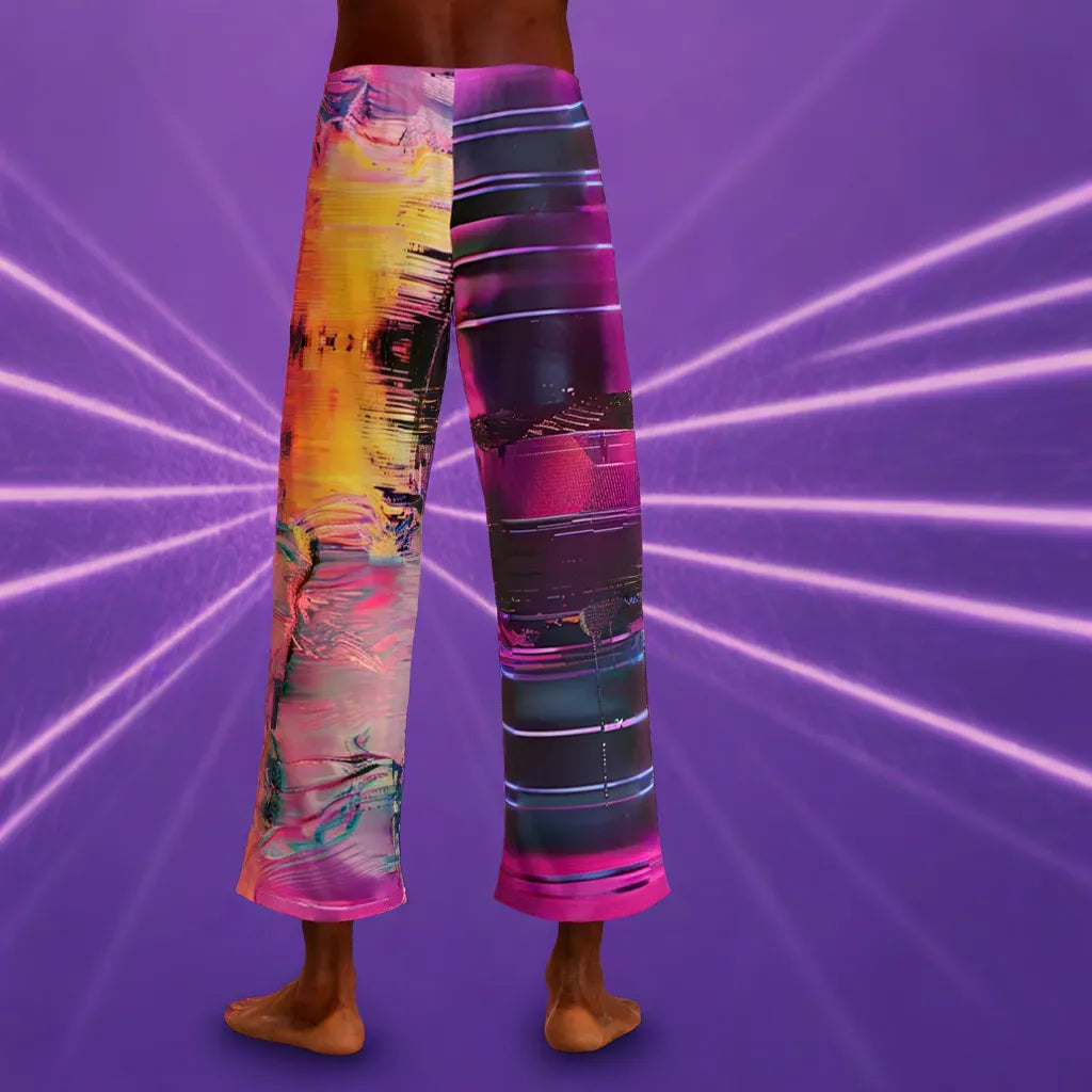 Holodazzle Digital Blur Mens Pajama Pants